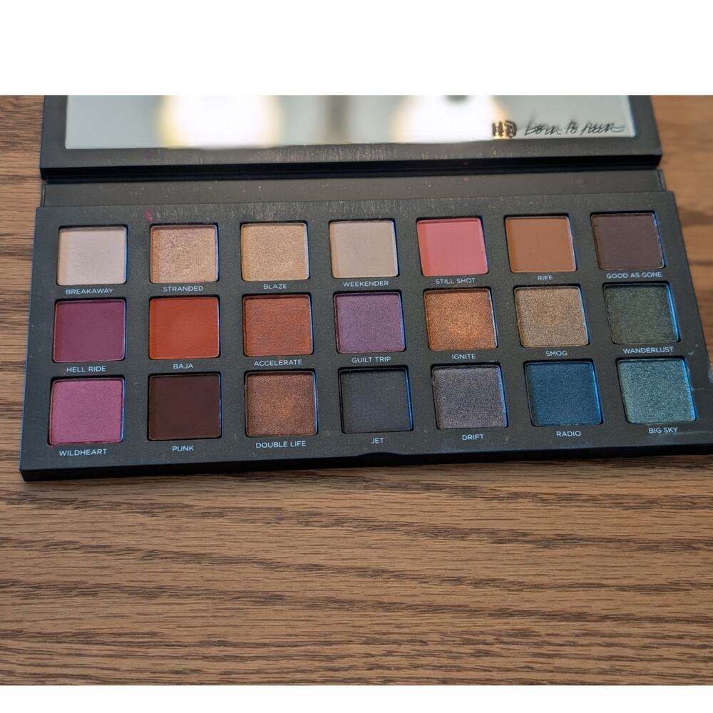 Urban Decay Born to Run Eyeshadow Palette Very Lightly SWATCHED - Picture 5 of 7